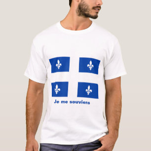 Camiseta de Bandeira do Quebec