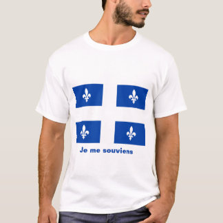 Camiseta de Bandeira do Quebec