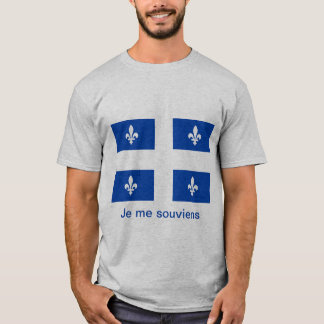 Camiseta de Bandeira do Quebec