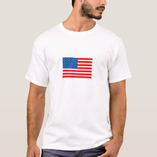 Camiseta de bandeira dos EUA