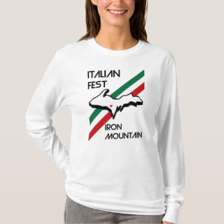 Camiseta de bandeira italiana Fest Iron Mountain M