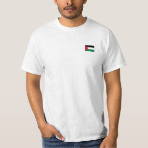 Camiseta de bandeira pequena da Palestina