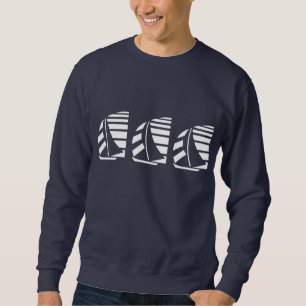 Camiseta de barco de corrida de veleiros