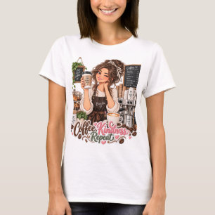 Camiseta de Barista Repita Gentileza Café