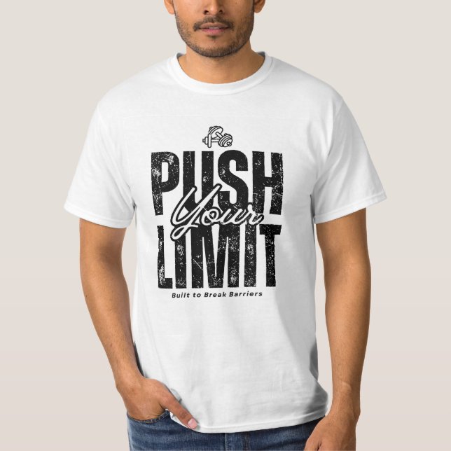 Camiseta de Barreiras Construída para Quebrar Barr (Frente)