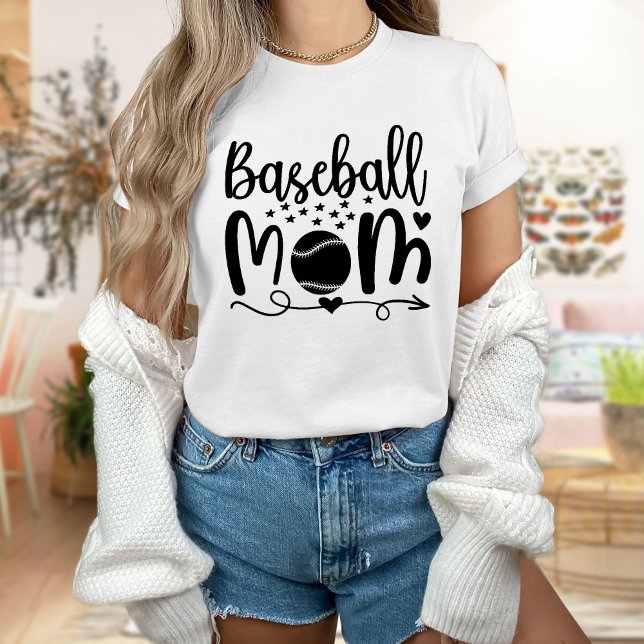 Camiseta de baseball, mãe de beisebol (Criador carregado)