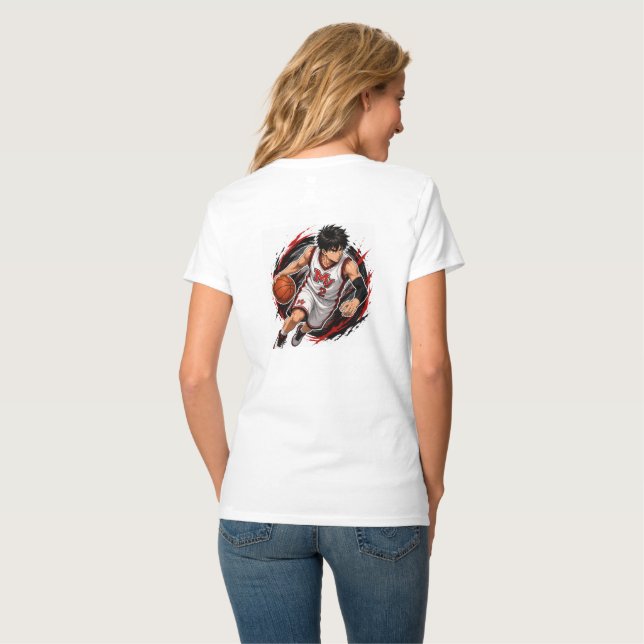 Camiseta de Basquete Anime (Parte Traseira Completa)