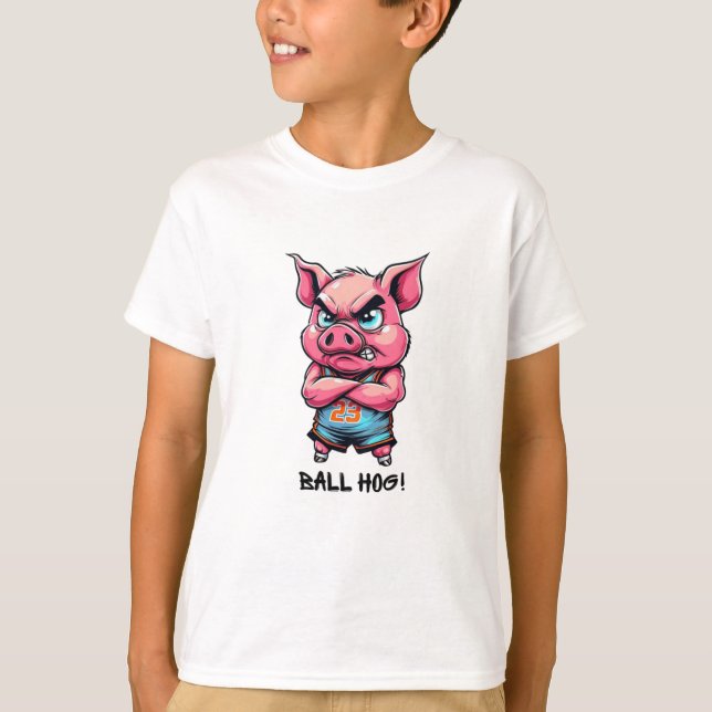 Camiseta de basquete - Nevoeiro de bola (Frente)