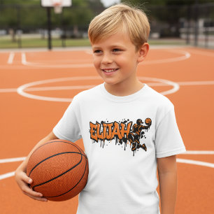 Camiseta de Basquete Personalizada Elijah Graffiti