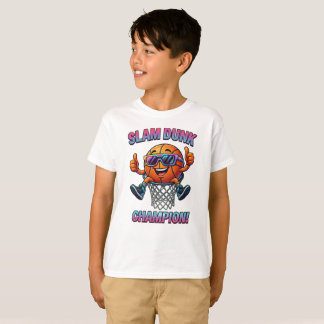 Camiseta de Basquete Slam Dunk Kids - Presente com