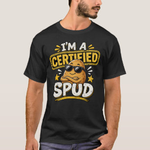 Camiseta de Batata Engraçada Certificada