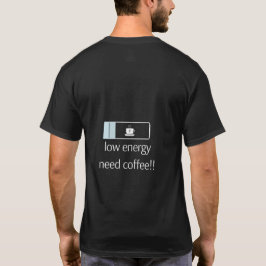Camiseta de bateria – Café Necessário de Baixa Ene