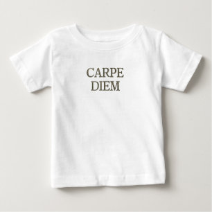 Camiseta de bebê Carpe Diem