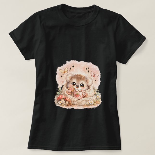 Camiseta de Bebê Coala Fofo – Presente para Amante (Frente do Design)