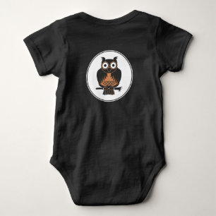 Camiseta de bebê Coruja