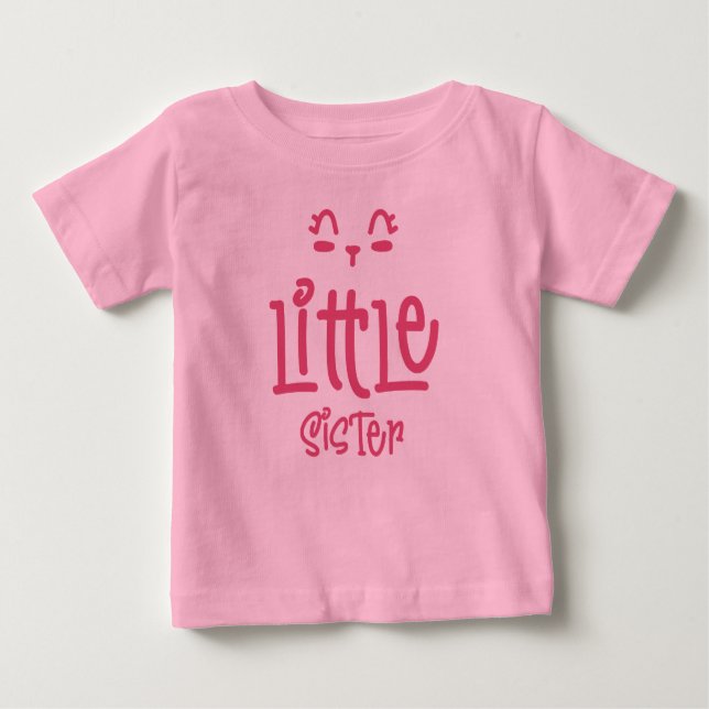 Camiseta de Bebê/Criança Bonita para Meninas (Frente)