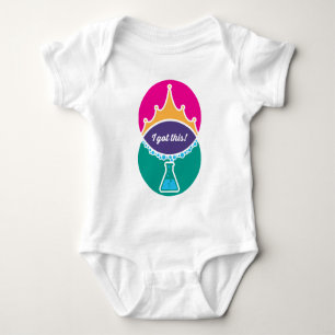 Camiseta de Bebê da Science Princess (Negrito)