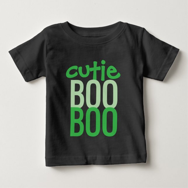 Camiseta de Bebê: HALLOWEEN Cutie Boo #1 (Frente)