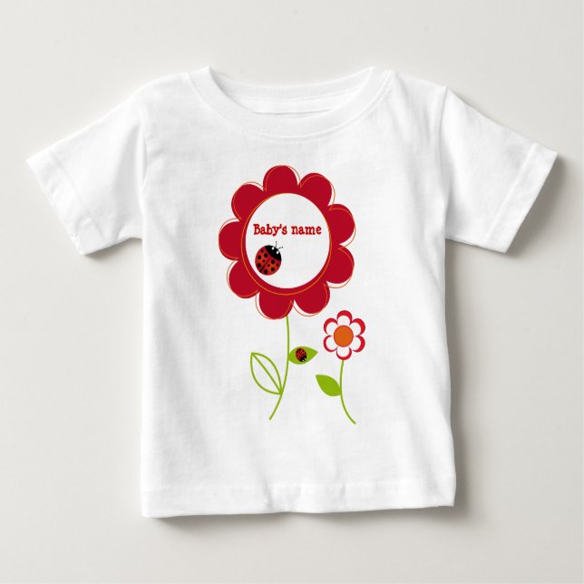 Camiseta de bebê Ladybug (Frente)