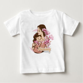Camiseta de bebê mamãe