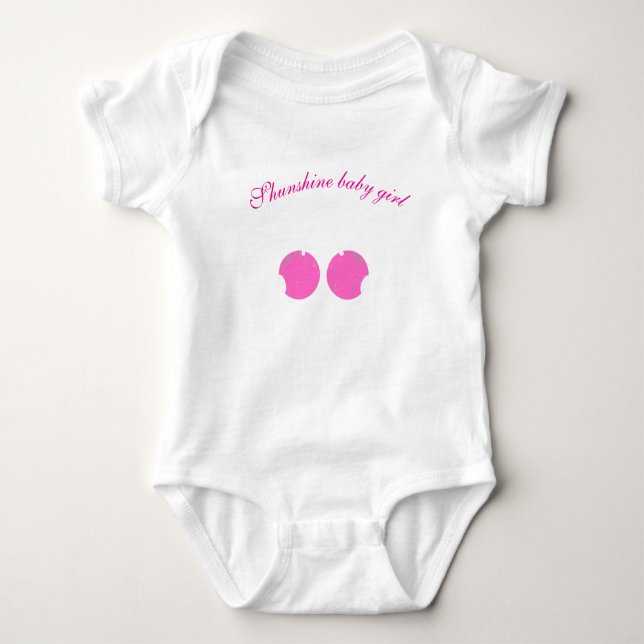 Camiseta de bebê menina Shunshine (Frente)