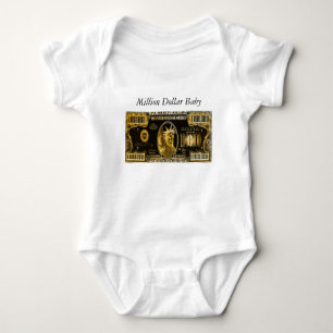 Camiseta de Bebê Milhão de Dólares