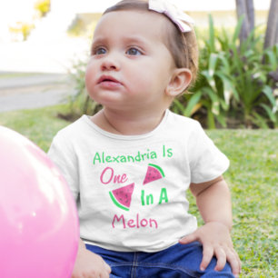 Camiseta de Bebê para 1º Aniversário One In A Melo