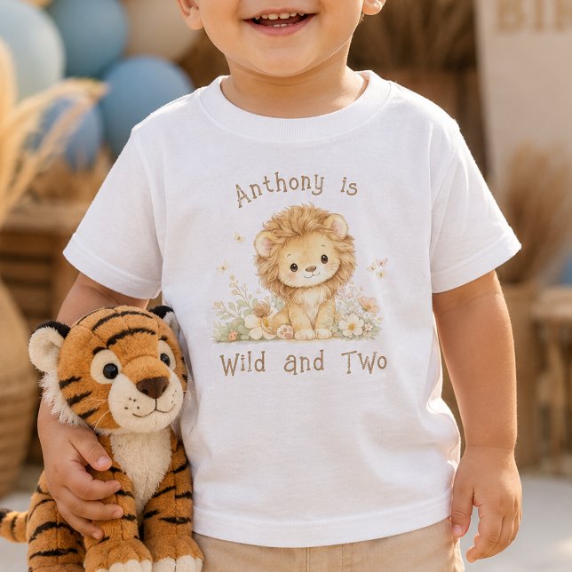 Camiseta de bebê personalizada para segundo aniver (Criador carregado)