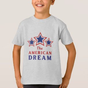 Camiseta de Bebê Sonho Americano para o 4 de Julho