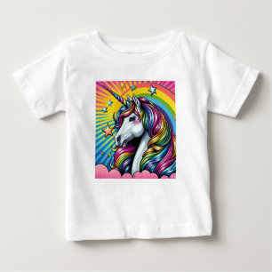 Camiseta de bebê unicórnio fofa!