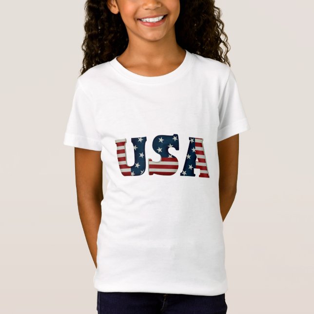 Camiseta de Bebê USA (Frente)