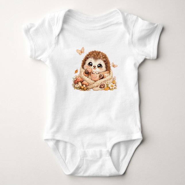 Camiseta de Bebêouriço-Cacheiro Fofo – Bebêouriço- (Frente)