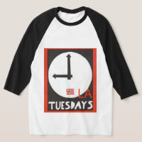 Camiseta de beisebol de terças-feiras de LA - Unis