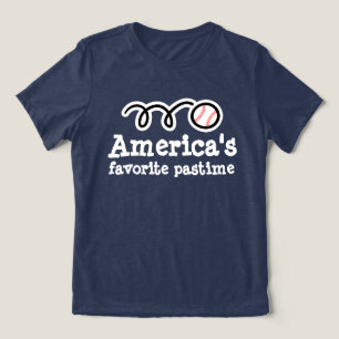 Camiseta de beisebol feminina com design esportivo