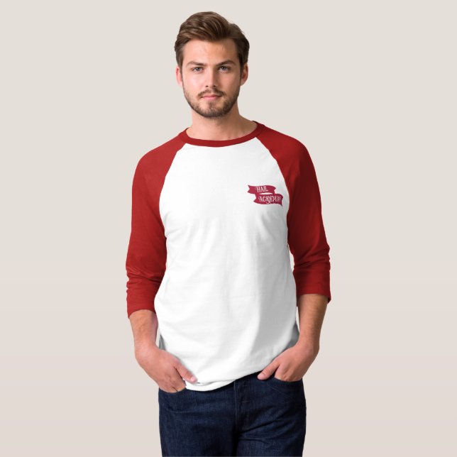 Camiseta de beisebol Hail Academia (Frente Completa)