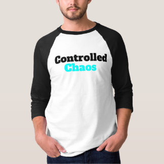 Camiseta de beisebol masculina Controlled Chaos