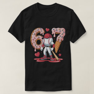 Camiseta de beisebol meme 67 - Gotejamento de sorv