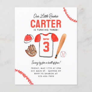 Camiseta de Beisebol Novato do Ano de Orçamento An