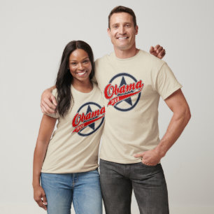 Camiseta de beisebol Obama 2008