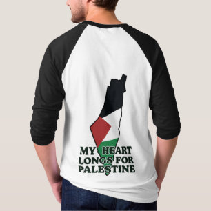 Camiseta de beisebol Raglan masculina com impressã
