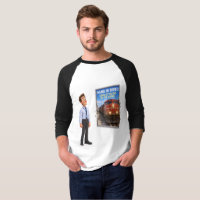 Camiseta de beisebol The Motivational Poster Train