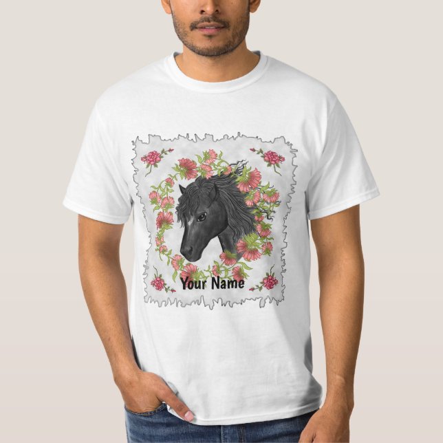 Camiseta de Bellflower Black Horse (Frente)