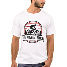 Camiseta de bicicleta de montanha