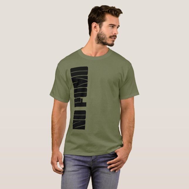 Camiseta de Bitcoin Crypto sem FOMO (Frente Completa)