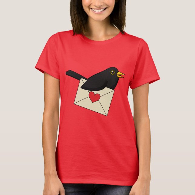 Camiseta De Blackbird com Amor (Frente)