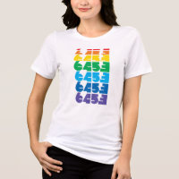 Camiseta de bloco multicolorido feminino 6453