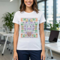 Camiseta de Blueprint de Arquitetura Moderna