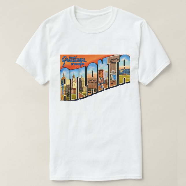 Camiseta de Boas-Vindas a Atlanta (Frente do Design)