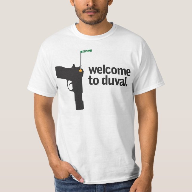 Camiseta Dê boas-vindas a Duval 1 (Frente)