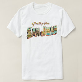 Camiseta de Boas Vindas Vintage de San Juan